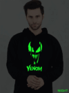Venom Stylish Glow in Dark Man Hoodie