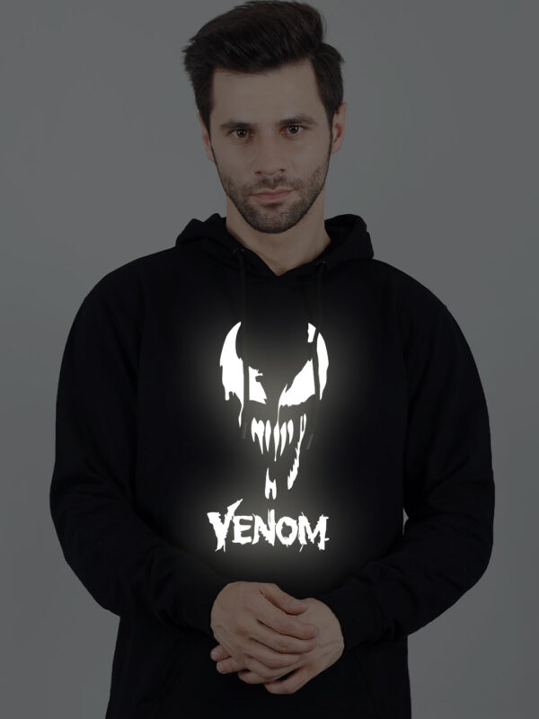 Venom Stylish Reflective Man Hoodie - Image 3