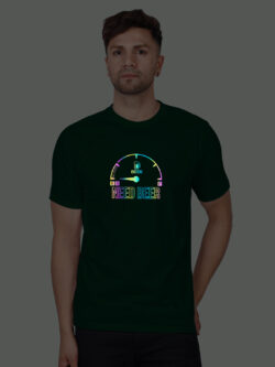 Bgreen Cotton Need Beer Men Rainbow Reflective T-shirt