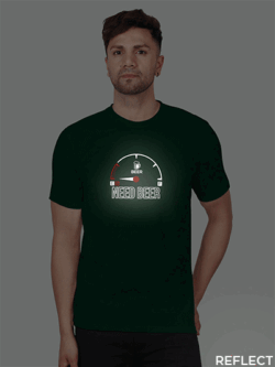 Bgreen Cotton Need Beer Men Reflective T-shirt