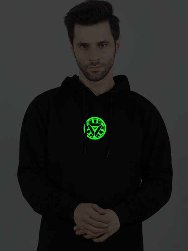 Arc Reactor  Glow in Dark Man Hoodie - Image 3