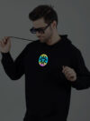 Arc Reactor  Rainbow Reflective Man Black Hoodie - Image 3