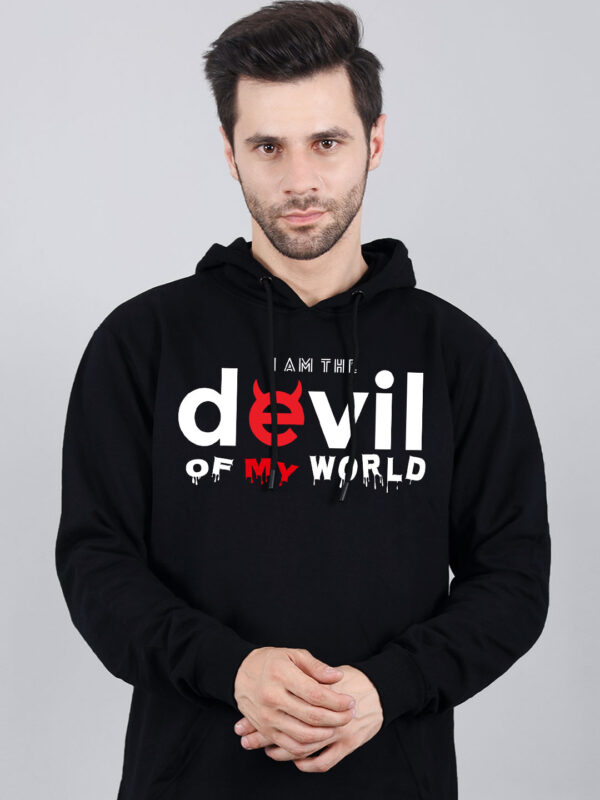 Devil Glow in Dark Man Hoodie - Image 2