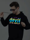 Devil Rainbow Reflective Man Black Hoodie - Image 3
