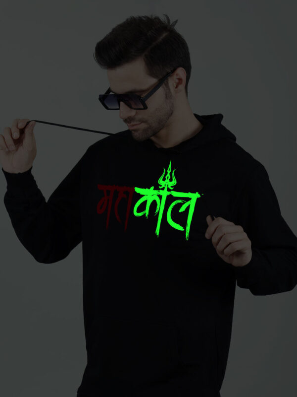 Mahakaal Glow in Dark Man Hoodie - Image 5