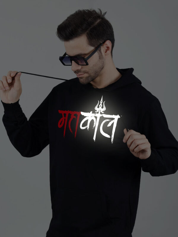Mahakaal Reflective Man Hoodie - Image 5