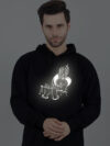 Flute Krishna Reflective Man Hoodie - Image 3