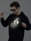 Flute Krishna Reflective Man Hoodie - Image 5