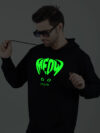 Meow Cat Eye Glow in Dark Man Hoodie - Image 5