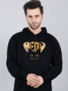 Meow Cat Eye Hoodie Metalic Gold Print
