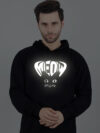 Meow Cat Eye Reflective Man Hoodie - Image 3