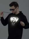 Meow Cat Eye Reflective Man Hoodie - Image 5