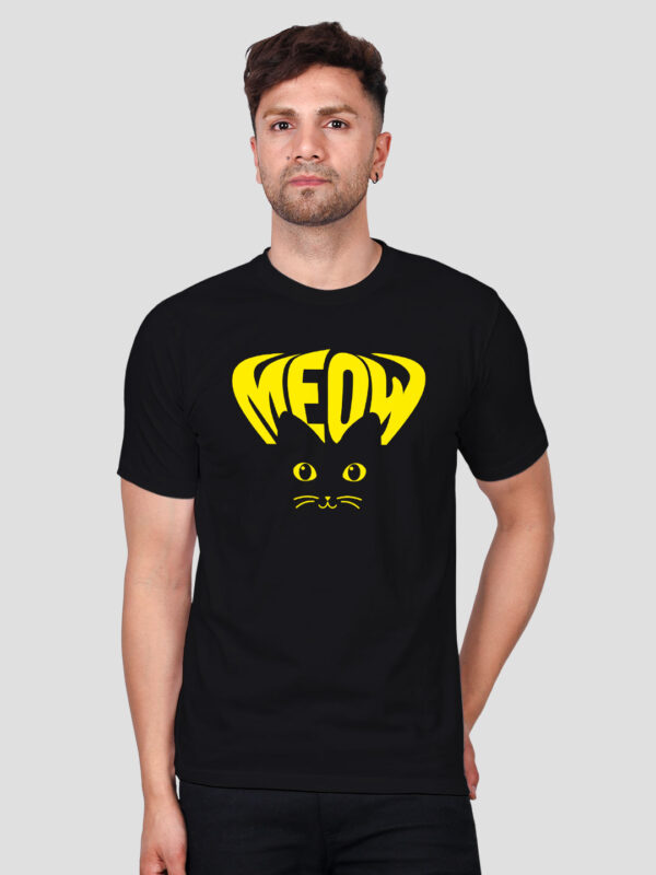 Meow Cat Eye Men T-shirt - Image 1
