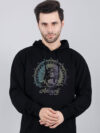 Adiyogi Rainbow Reflective Man Black Hoodie - Image 2