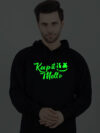 Keep it Mello Glow in Dark Man Hoodie - Image 3