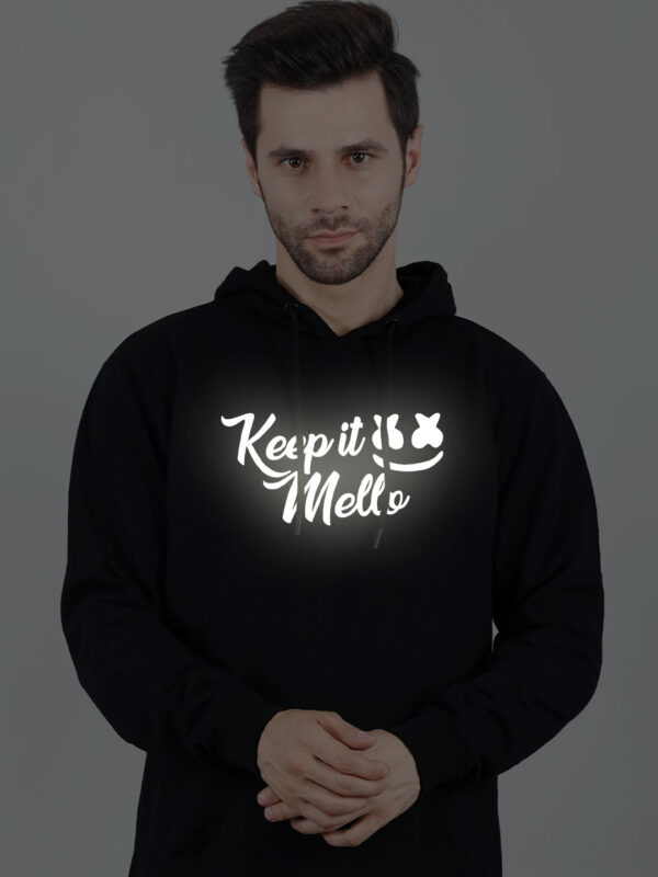 Keep it Mello Reflective Man Hoodie - Image 3