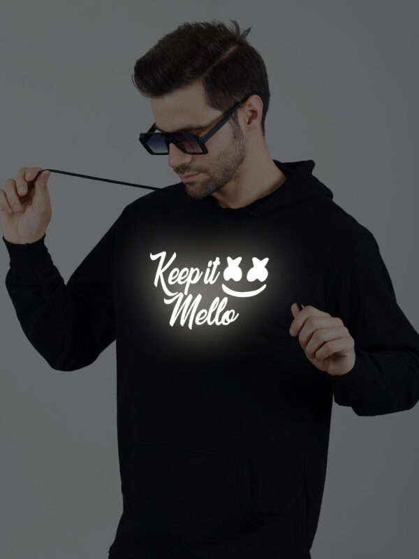 Keep it Mello Reflective Man Hoodie - Image 5