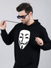 Hacker Face Man Hoodie Printed