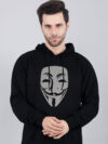 Hacker Face Reflective Man Hoodie - Image 2