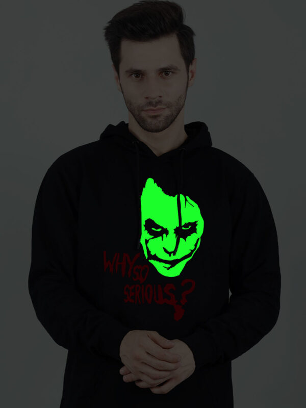 Joker Glow in Dark Man Hoodie - Image 3