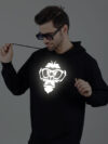Monkey Face Reflective Man Hoodie - Image 5