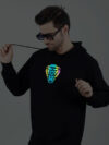 Arc Reactor Rainbow Reflective Man Black Hoodie - Image 3