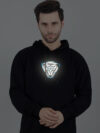 Arc Reactor Reflective Man Hoodie - Image 3