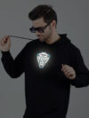 Arc Reactor Reflective Man Hoodie - Image 5