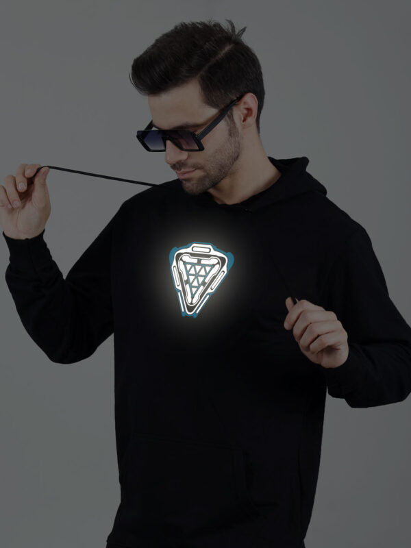 Arc Reactor Reflective Man Hoodie - Image 5
