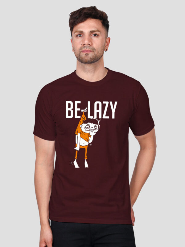 Be Lazy Men T-shirt - Image 1