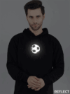 Football Reflective Man Hoodie