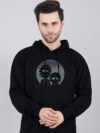Rick and Morty Rainbow Reflective Man Black Hoodie - Image 2