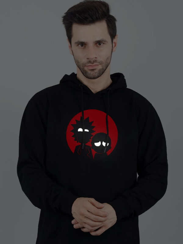 Rick and Morty Reflective Man Hoodie - Image 3