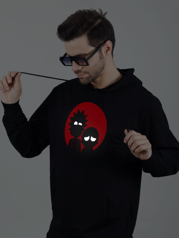 Rick and Morty Reflective Man Hoodie - Image 5