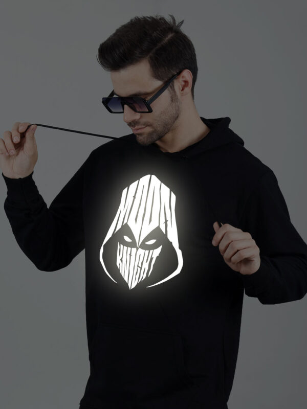 Moon Knight Reflective Man Hoodie - Image 5