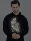 Flute Krishna Reflective Man Hoodie - Image 3