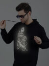 Flute Krishna Reflective Man Hoodie - Image 5