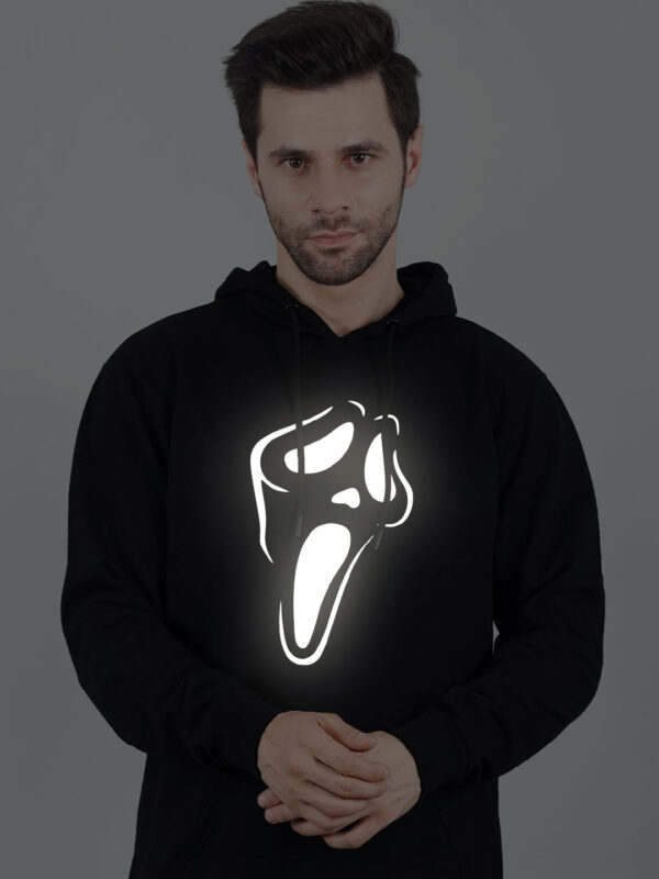 Ghost Reflective Man Hoodie - Image 3