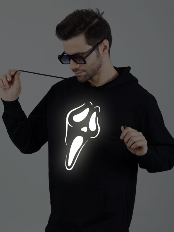 Ghost Reflective Man Hoodie - Image 5
