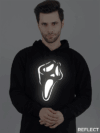 Ghost Reflective Man Hoodie