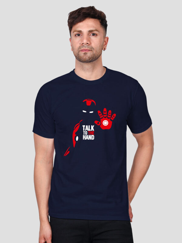 Talk to the Hand Men T-shirt - Image 1