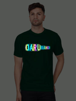 Bgreen Cotton Daru Band Men Rainbow Reflective T-shirt