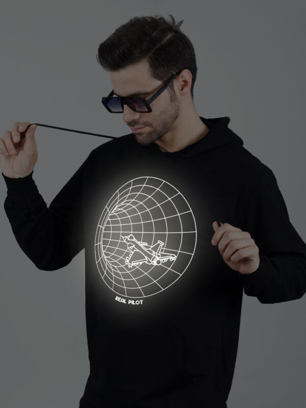 Real Pilot Reflective Man Hoodie - Image 5