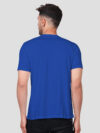 Royal Blue Reflective Print Customize Man Tshirt - Image 7