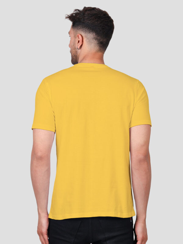 Customize Night Glow Man T-shirt Yellow - Image 5