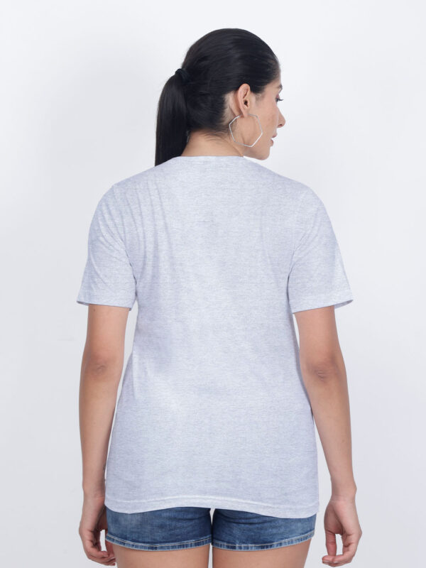 Customize Reflective Women Grey Tshirt - Image 7