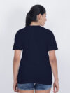 Customize Night Glow Women Navy Blue Tshirt - Image 6