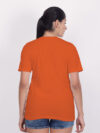 Customize Reflective Women Orange Tshirt - Image 7