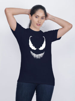 Nblue Cotton Venom Women T-shirt