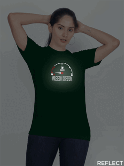 Bgreen Cotton Need Beer Reflective Women T-shirt